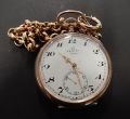 Taskukello Zenith Prima 17 Jewels kellonperill�, hopeaa / Silver pocket watch Zenith Prima 17 Jewels - Nro 7169